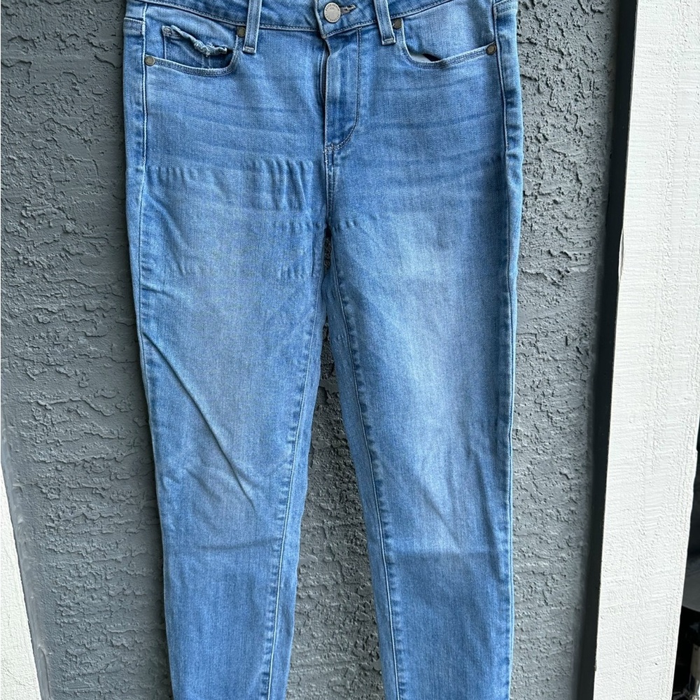 PAIGE Blue Skinny Jeans Modern Fit